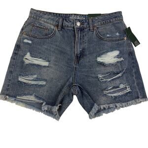 Wild Fable Distressed Cutoff High-Rise Denim Shorts Women's Size 8